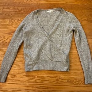 Front cross cardigan